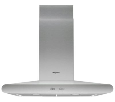 HOTPOINT  PHC7.7FLBIX Chimney Cooker Hood - Stainless Steel